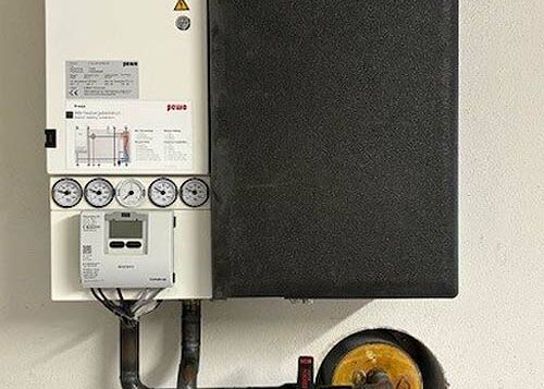 Übergabestation mit Wandeinführung Firma Pewo-Energietechnik